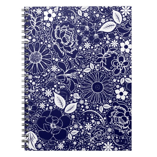 Carnet Beautés botaniques Bleu (Devant)