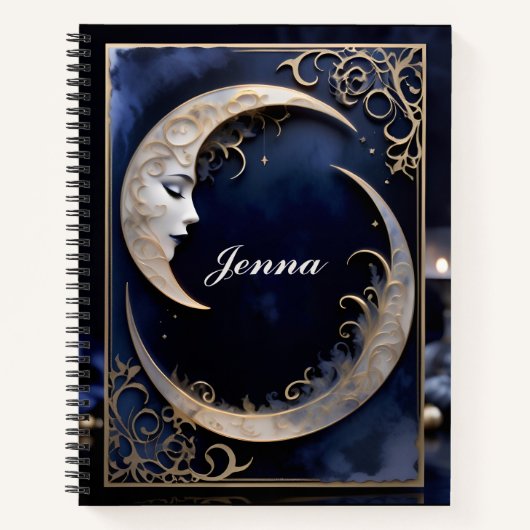 Carnet Beautiful Crescent Moon (Devant)