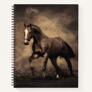Carnet Beautiful horse throw pillow