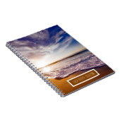 Carnet Beautiful Ocean Waves Ajouter Votre Nom (Côté Droit)