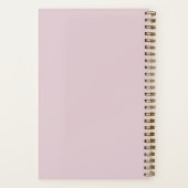 Carnet Beautiful Pink Roses Wedding Planner (Verso)