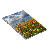 Carnet Beautiful Tulip Field (Côté Droit)