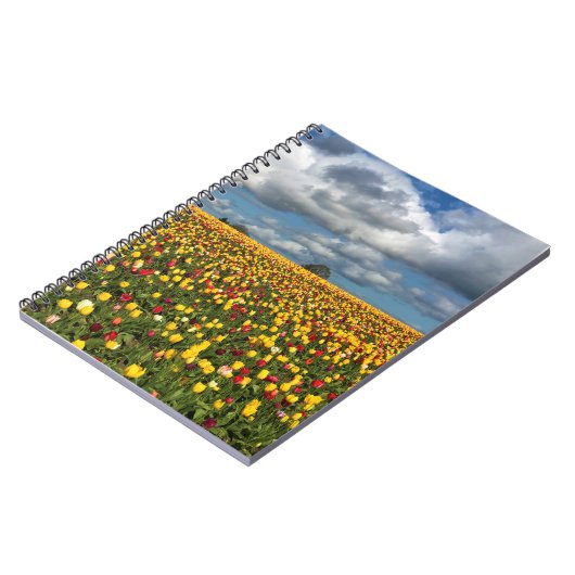 Carnet Beautiful Tulip Field (Côté gauche)
