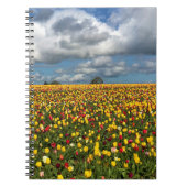 Carnet Beautiful Tulip Field (Devant)