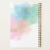Carnet Beauty Watercolor &. Monogramme de script (Verso)