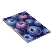 Carnet Beaux Bleuets | Peinture de Fruits (Côté Droit)