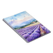 Carnet Beaux champs de lavande (Côté Droit)
