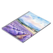 Carnet Beaux champs de lavande (Côté gauche)