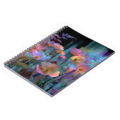 Carnet Beaux fleurs d'art néon (Côté gauche)