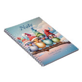 Carnet Beaux imaginaires avec casquettes de Noël (Côté Droit)