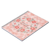 Carnet Beaux plans de Fête des mariées de couronne rose f (Côté gauche)