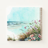 Carnet Bébé à bord Tropical Surfing Floral Guest Book (Dos)