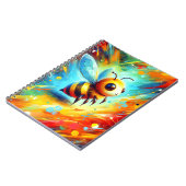 Carnet Bébé Abeille Éclatement Céleste (Côté gauche)