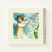Carnet Bébé Ange Avec Cloche Bleue (Dos)