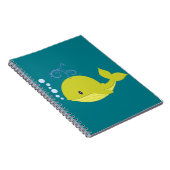 Carnet Bébé baleine verte (Côté Droit)