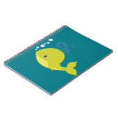 Carnet Bébé baleine verte (Côté gauche)