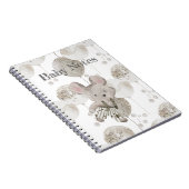 Carnet Bébé Boho Balloon & Baby Mouse (Côté Droit)