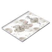 Carnet Bébé Boho Balloon & Baby Mouse (Côté gauche)
