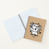 Carnet Bébé Buffle Fluffy - Animal de Ferme Mignon (Intérieur)