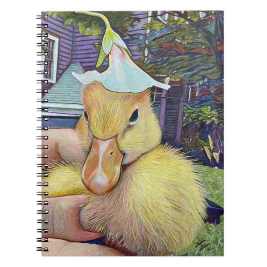 Carnet bébé canard (Devant)