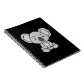 Carnet Bébé Cute Koala Avec Le Sourire Assis (Côté Droit)