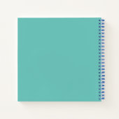 Carnet Bébé dauphin bleu adorable (Dos)