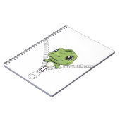 Carnet Bébé dinosaure mignon Peek (Côté gauche)