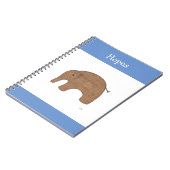 Carnet Bébé doux Eléphant Carnet-Erin Brie Art Noteboo (Côté gauche)
