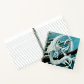 Carnet Bébé Dragon d'hiver blanc (Intérieur)