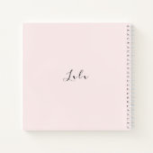 Carnet Bébé fille (Dos)