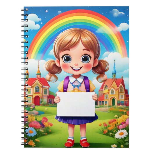 Carnet bébé fille - Retour à l'école (Devant)
