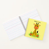 Carnet Bébé girafe drôle mignon pour les enfants (Intérieur)