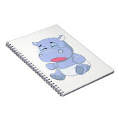 Carnet Bébé hippopotame pleurant (Côté Droit)