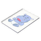 Carnet Bébé hippopotame pleurant (Côté gauche)