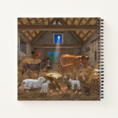 Carnet Bébé Jésus Manger Nativité de Noël (Dos)