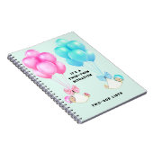 Carnet Bébé jumeaux shower (Côté Droit)