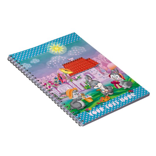 Carnet Bébé lapin petit (Côté Droit)