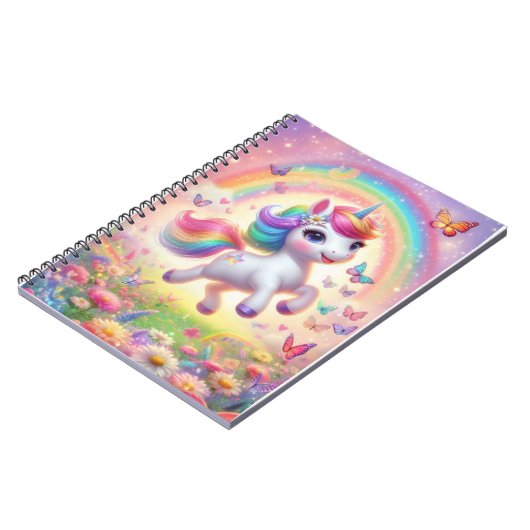 Carnet bébé - licorne (Côté gauche)