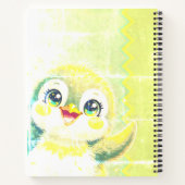 Carnet Bébé Manchot Faisant Un Signe De La Main (Dos)