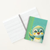 Carnet Bébé Manchot Faisant Un Signe De La Main (Intérieur)