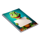 Carnet bébé - Mettez votre nom - Dinosaure bébé (Côté Droit)