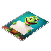Carnet bébé - Mettez votre nom - Dinosaure bébé (Côté gauche)