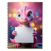Carnet bébé - Mettez votre nom - Dinosaure bébé (Devant)