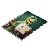 Carnet bébé - Mettez votre nom - Dinosaure de l'en (Côté gauche)