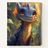 Carnet Bébé mignon Dragon (Dos)