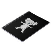 Carnet Bébé mignon Koala Avec Un Sourire Debout (Côté gauche)