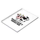 Carnet Bébé Ne Me Rassemble Pas Drôle De Vache Pun  (Côté gauche)