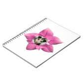 Carnet Bébé Opossum Floral Adorablement Mignon (Côté gauche)