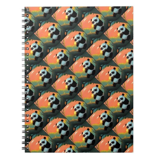 Carnet Bébé Panda Mignon (Devant)