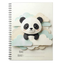 Bébé Panda plié | Origami mignon